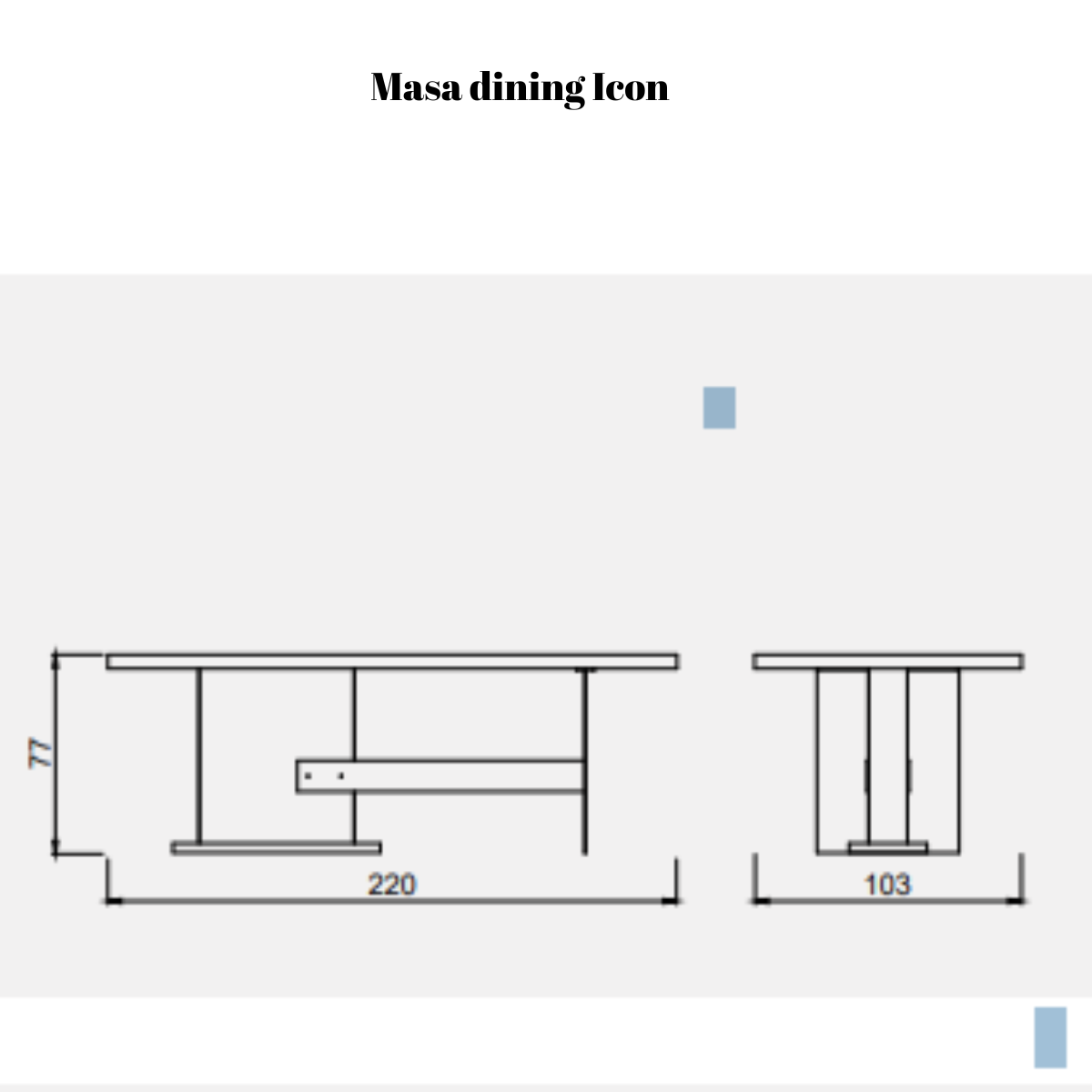 Masa de Dining , Icon