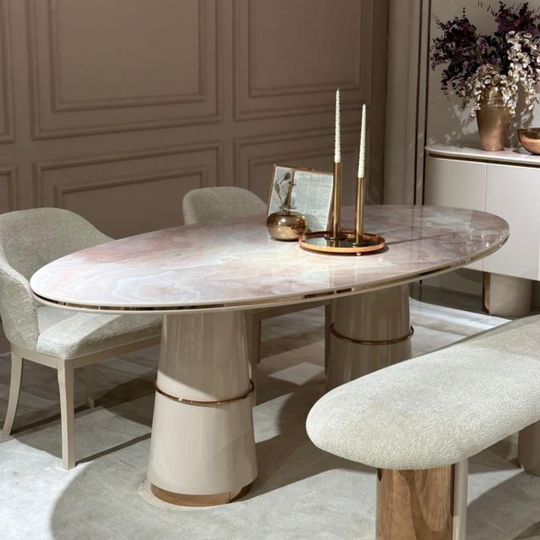 Set Masa Dining cu Scaune, Aura