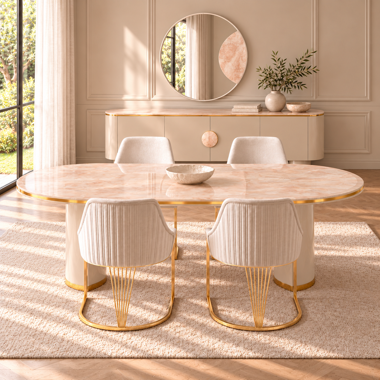 Set Comoda de Dining cu Masa , Kara vizon