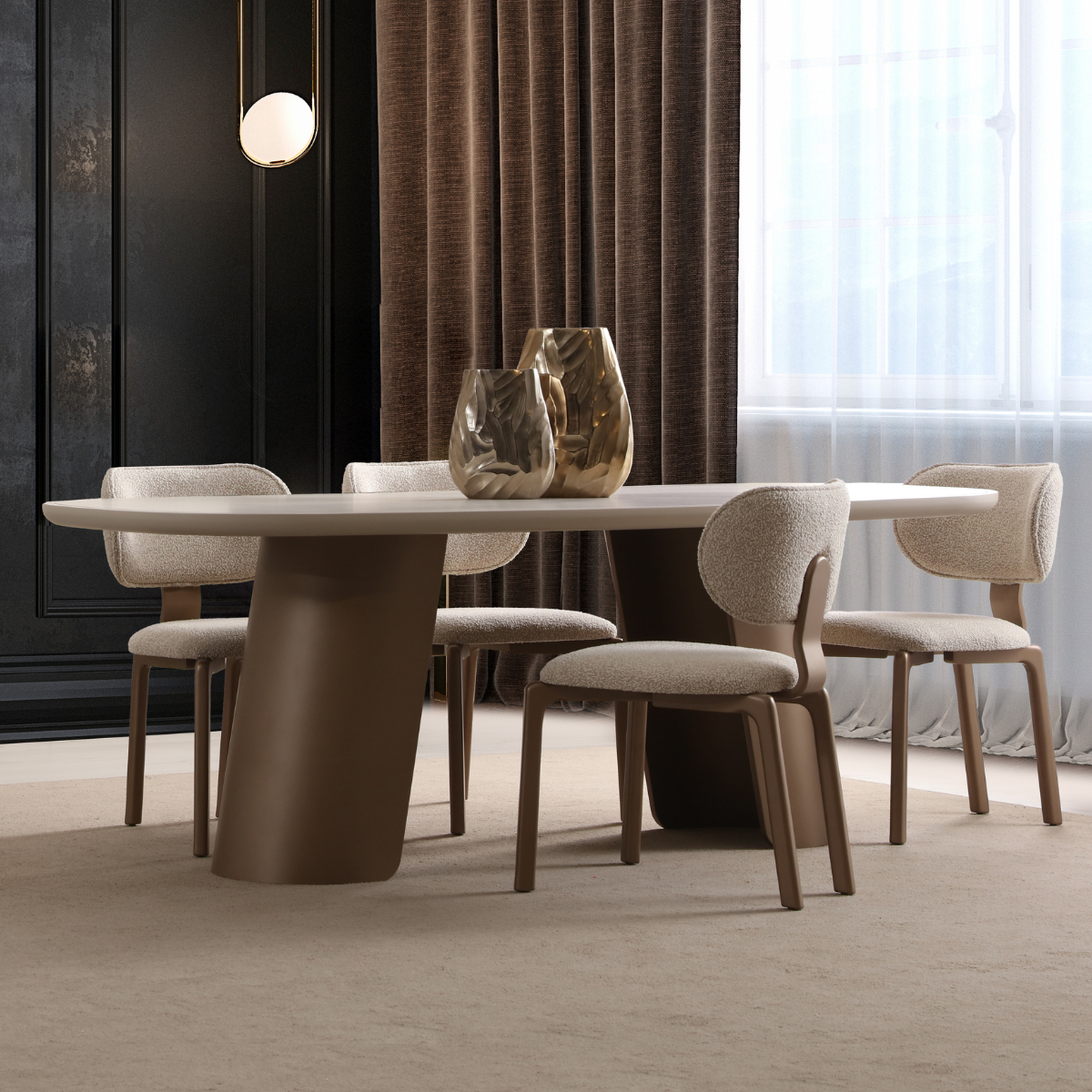 Set Masa si Scaune de Dining, Serenity
