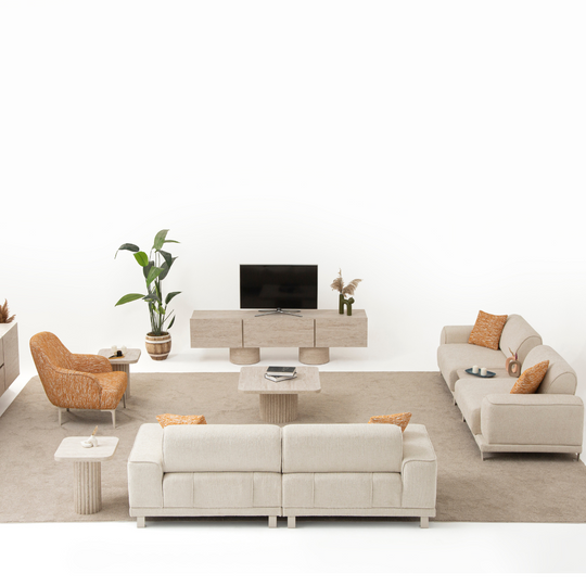 Set Canapea Moderna cu Fotolii, Belis