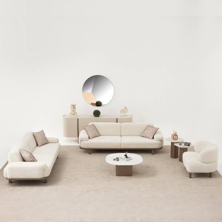 Set Canapea Moderna cu Fotolii, Dora