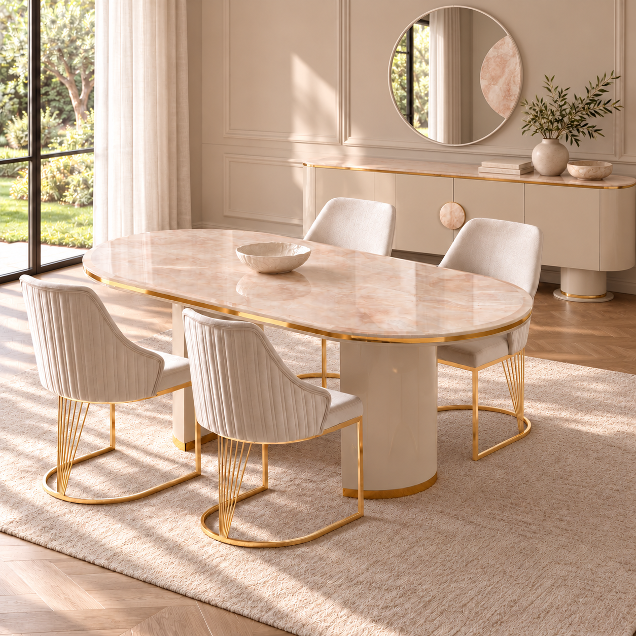 Set Comoda de Dining cu Masa , Kara vizon