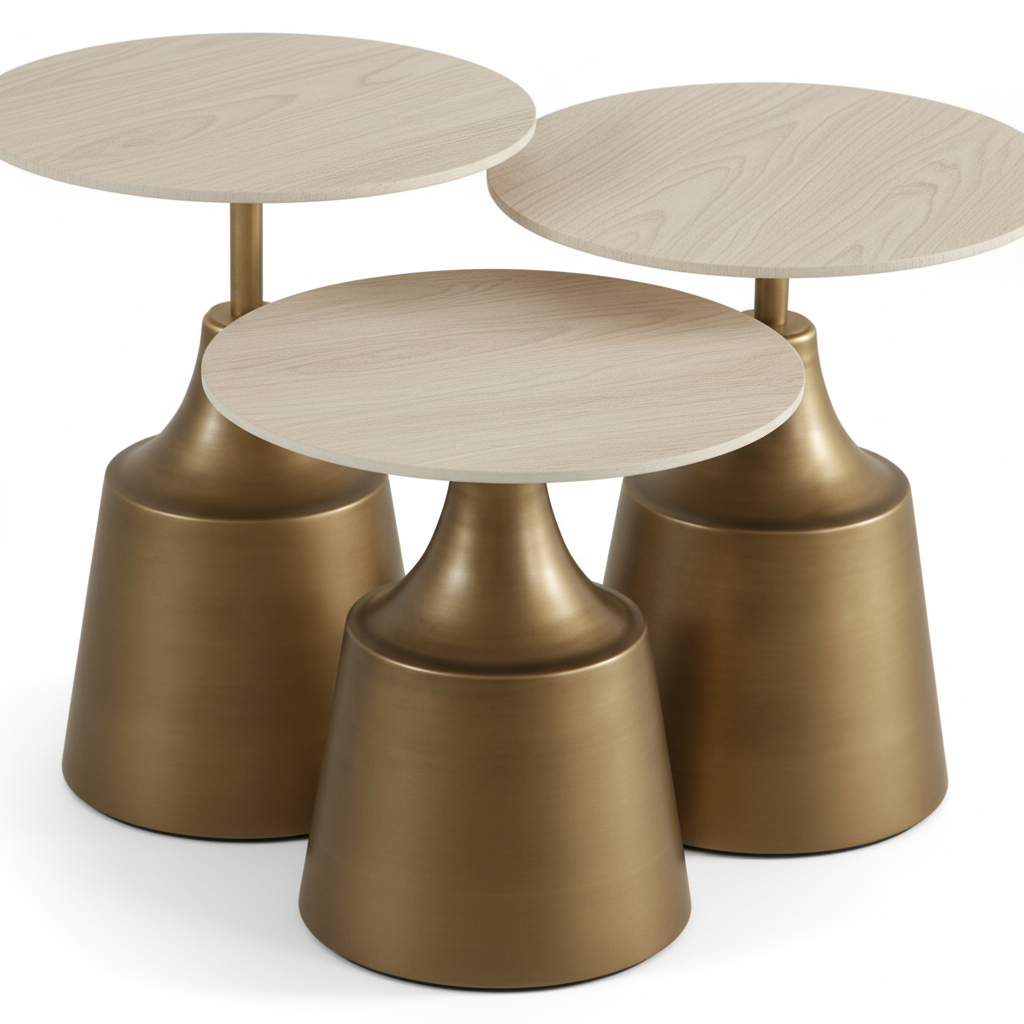 Set 3 Masute de Cafea, Nero T