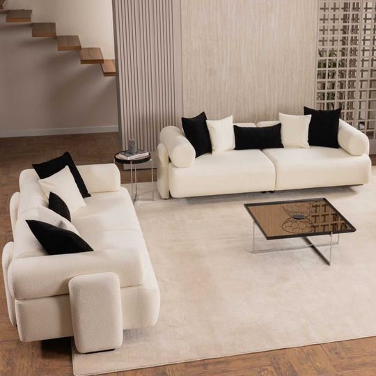 Set canapele cu fotolii bucle, Efaro