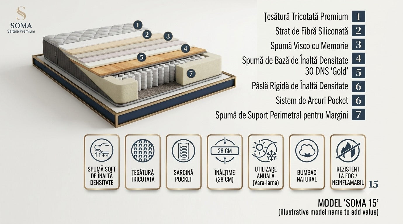 Set Pat tapițat cu saltea si  ladă, Trend 160x200