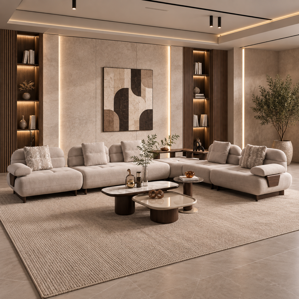 Colțar Modular de Lux, Boffi – Configurabil și Personalizabil