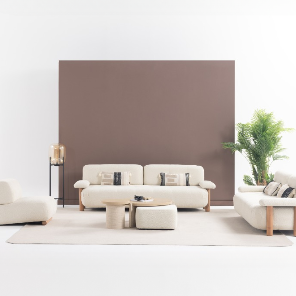 Set Canapea Bucle cu Fotolii, Oasis