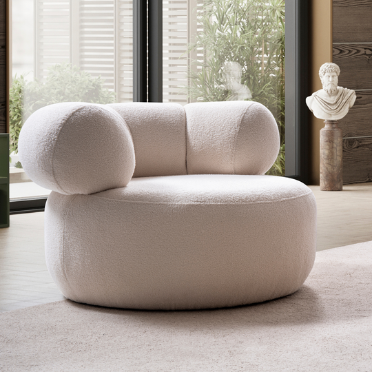 Fotoliu modern bucle, Camelia