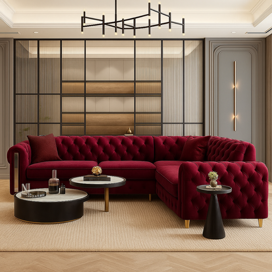 Coltar Chester fix 305x245 cm, Asel ,fucsia