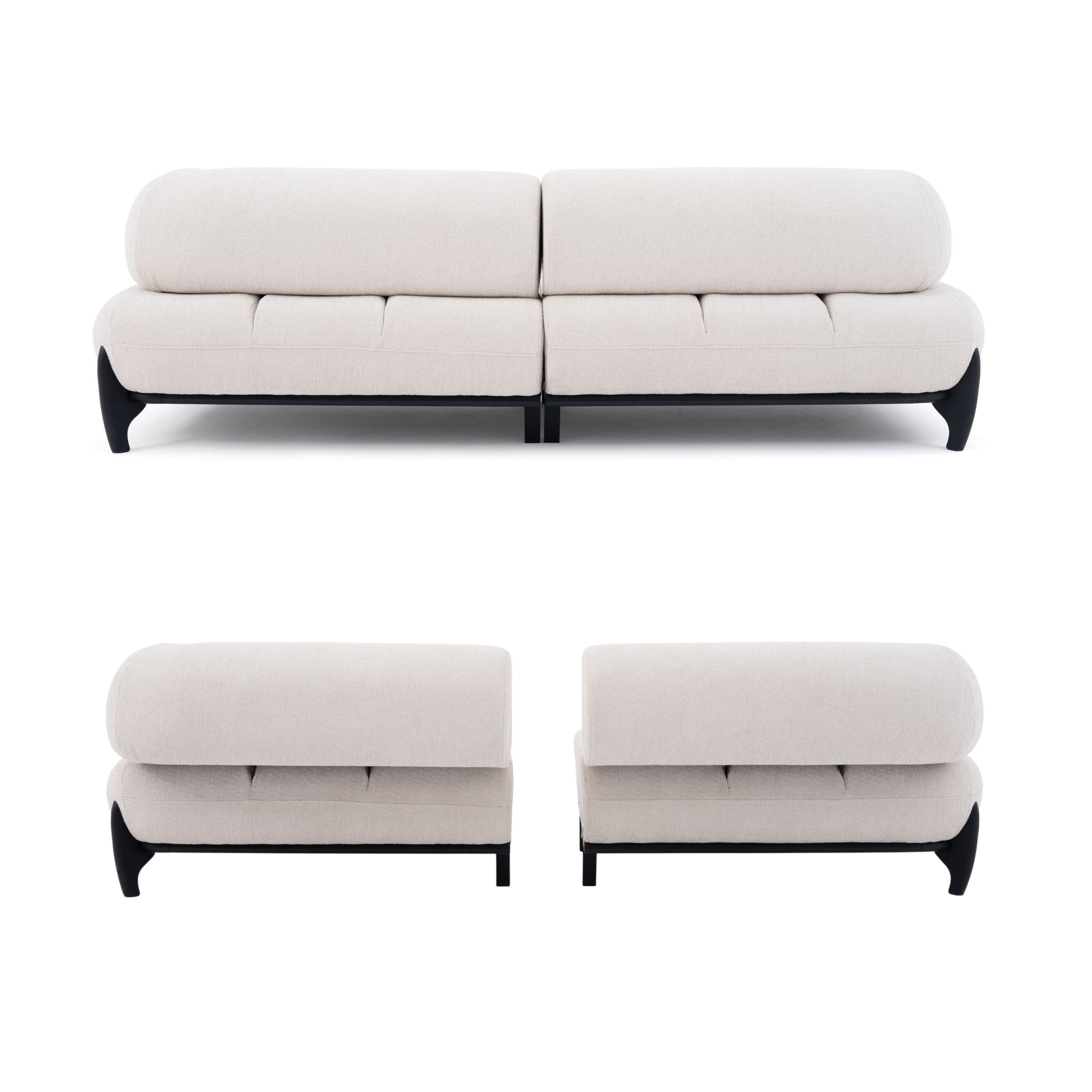 Canapea de 3 locuri cu Recliner, Tores