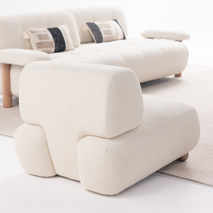 Set Canapea Bucle cu Fotolii, Oasis