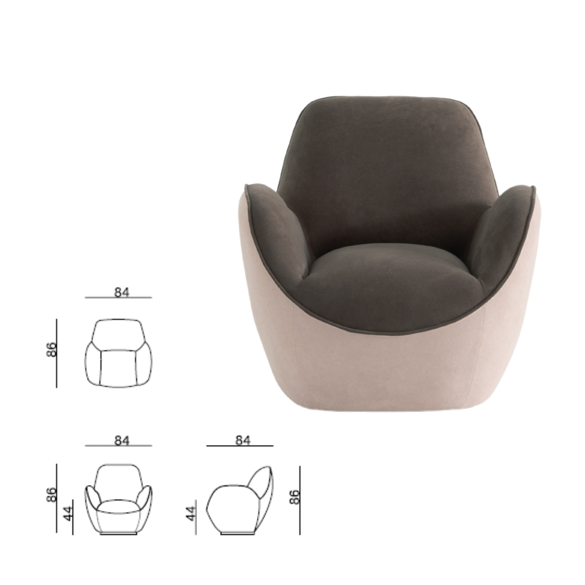 Colectia de Canapele si Coltare Modulare, Marshmallow