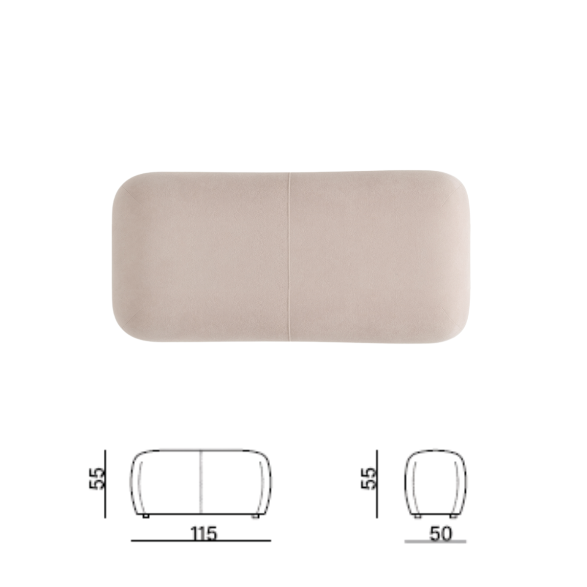 Colectia de Canapele si Coltare Modulare, Marshmallow