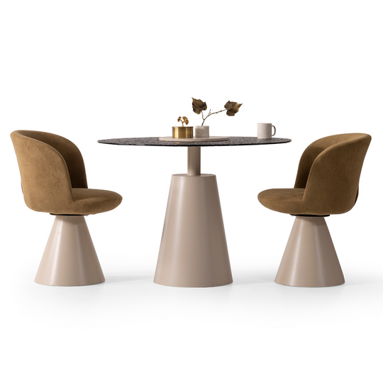 Set Masa de Dining Rotunda cu Scaune, Aura S