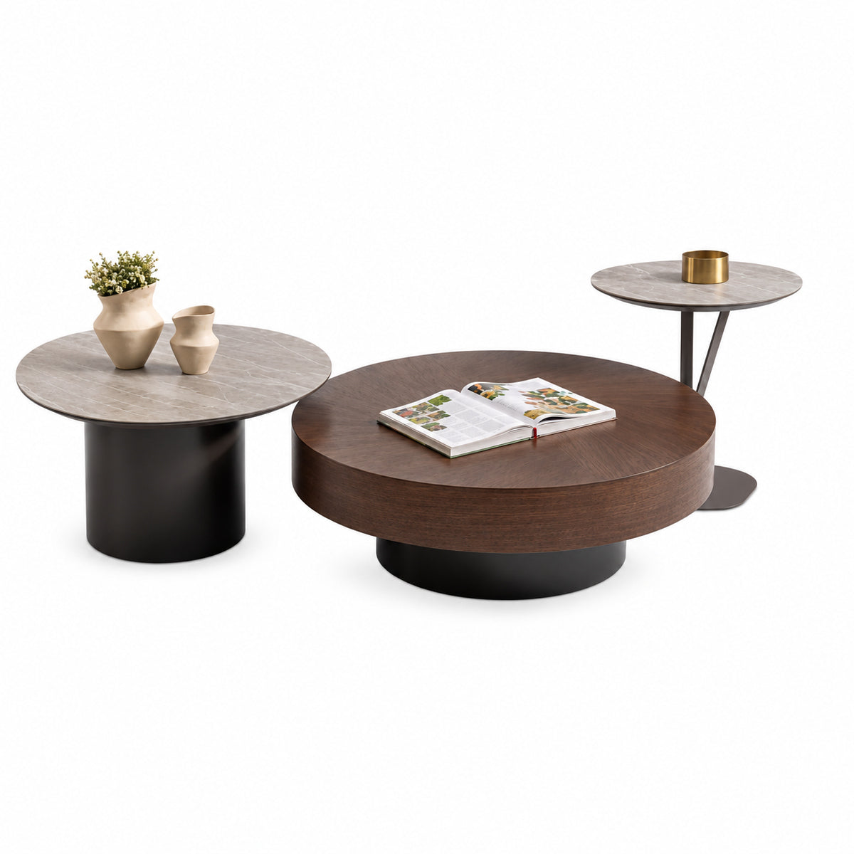 Set măsuțe de cafea Oak