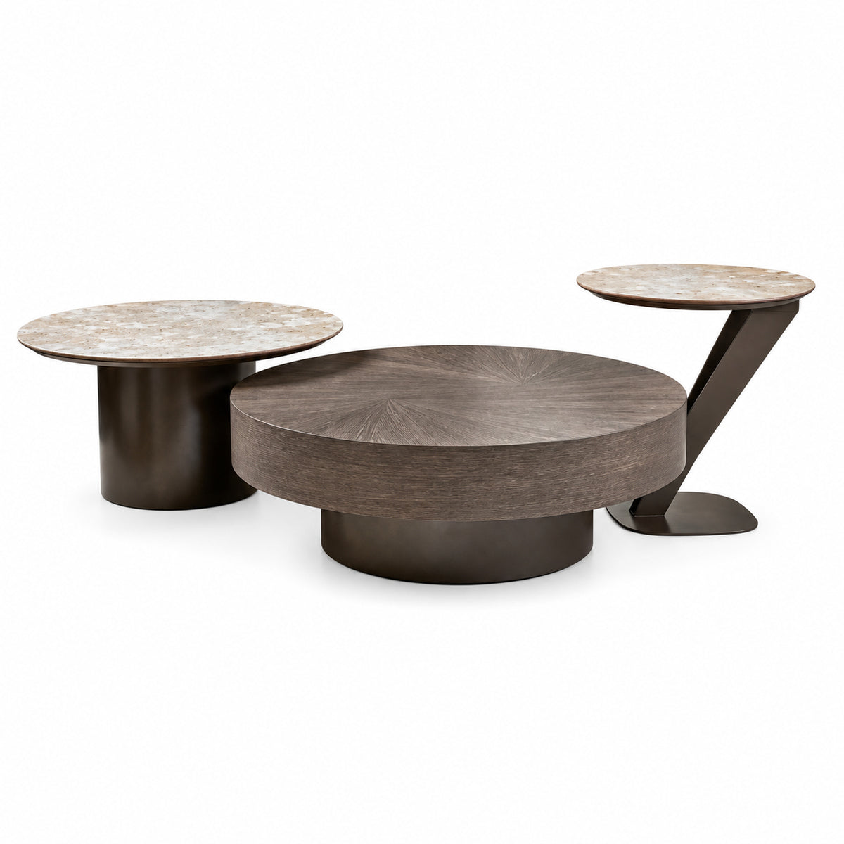 Set măsuțe de cafea Oak