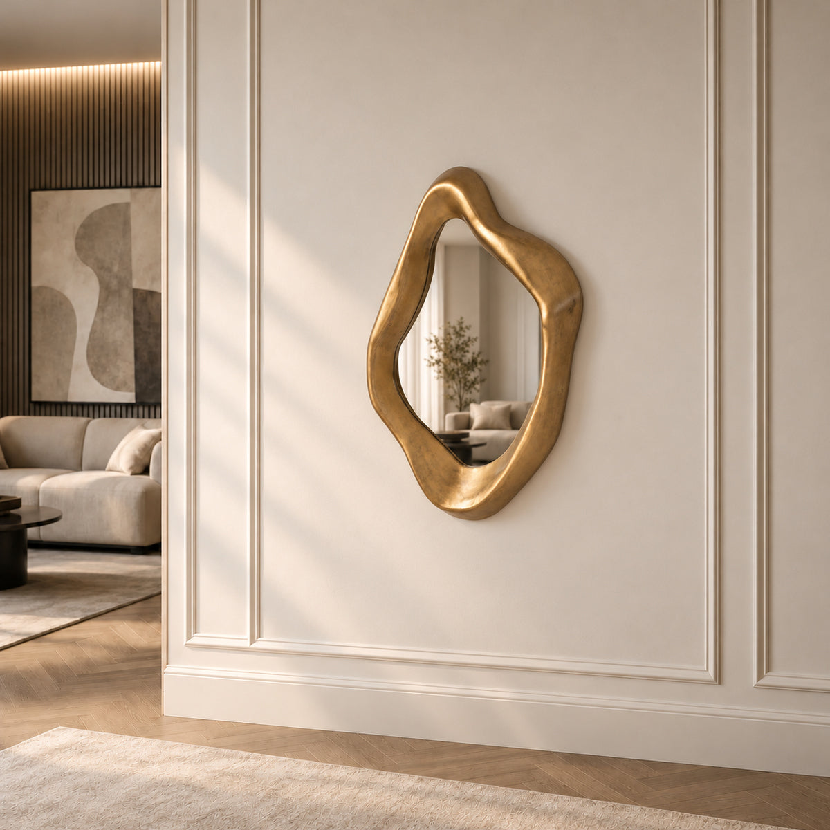 Oglindă Decorativă Luxury Organic Fold