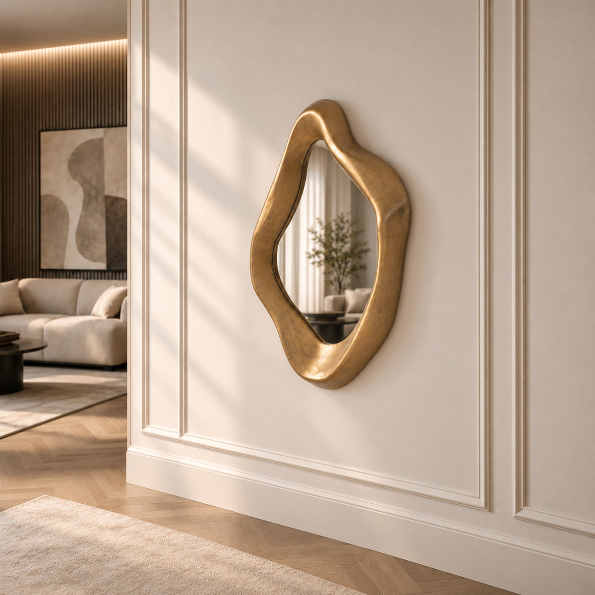 Oglindă Decorativă Luxury Organic Fold