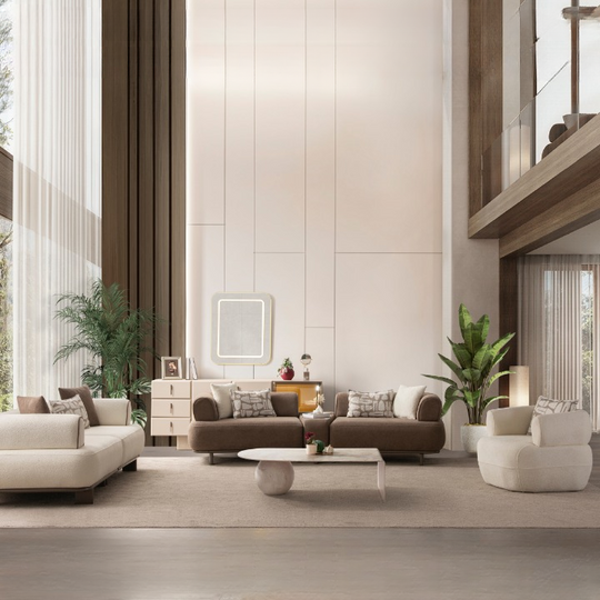 Set Canapea Moderna cu Fotolii, Caretta