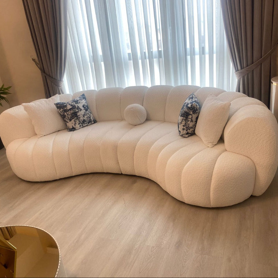 Set Canapea Bucle 4 locuri cu fotolii , Alegria