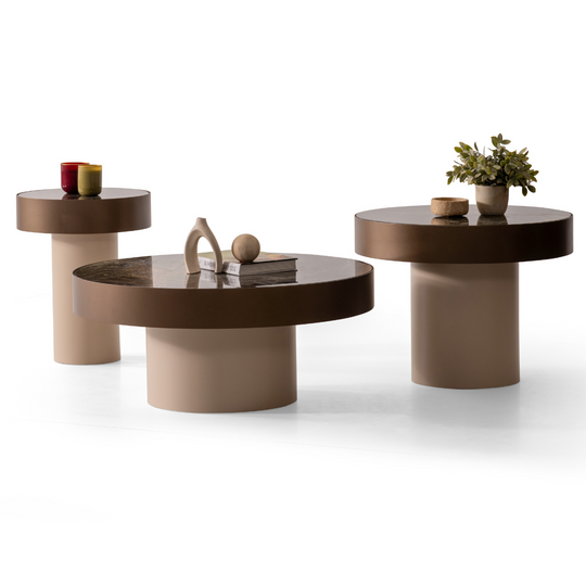 Set masute de cafea cu blat din marmura, Veronica S