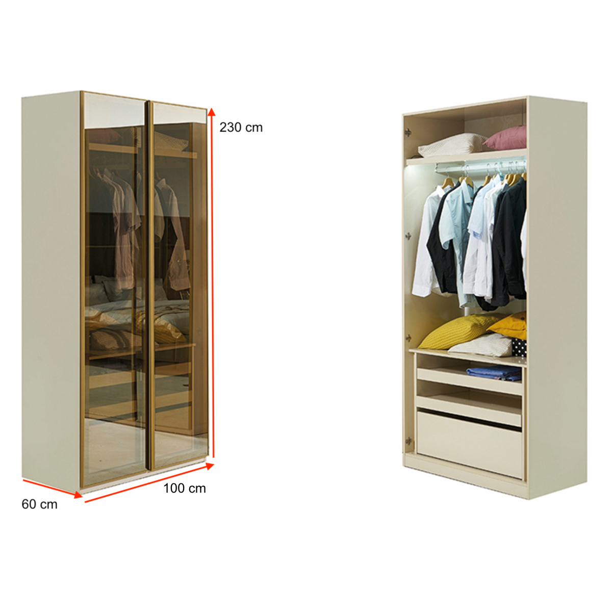 Dulap modular de lux ,Boston – intermobilifurniture