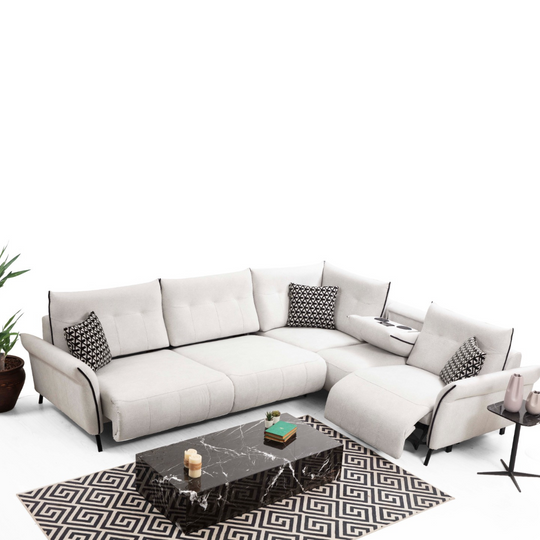 Colțar Modern cu Recliner, Mozart S