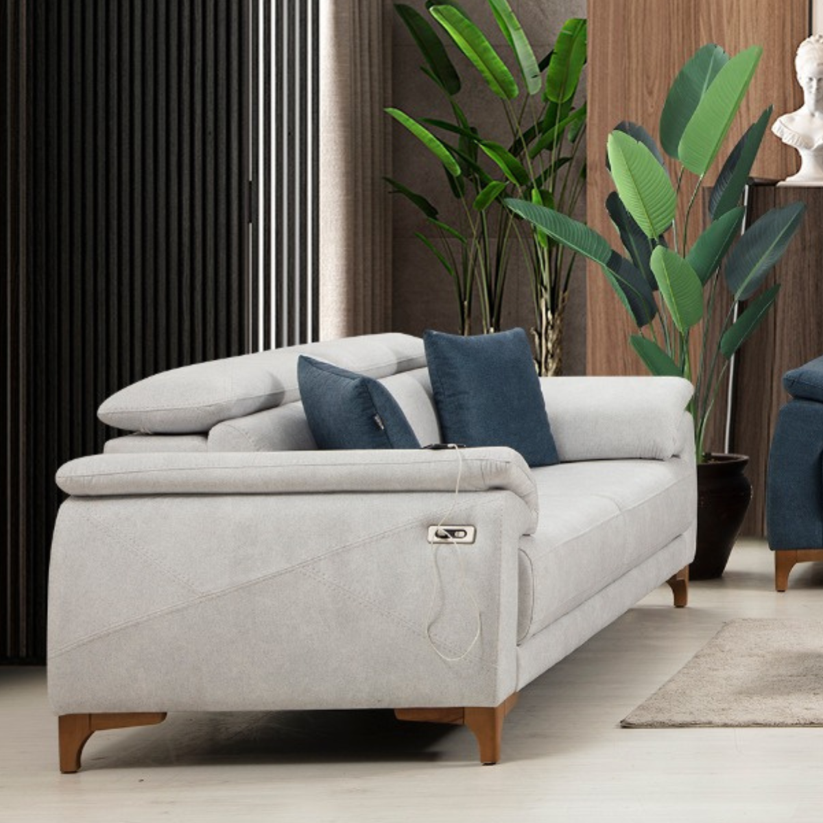 Canapele cu fotoliu ,moderne cu recliner, Oscar S