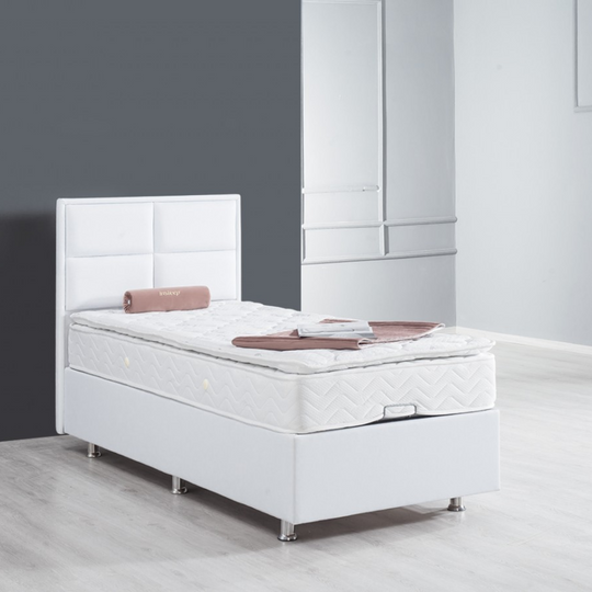 Set pat cu saltea inclusă pentru o persoană, Angel