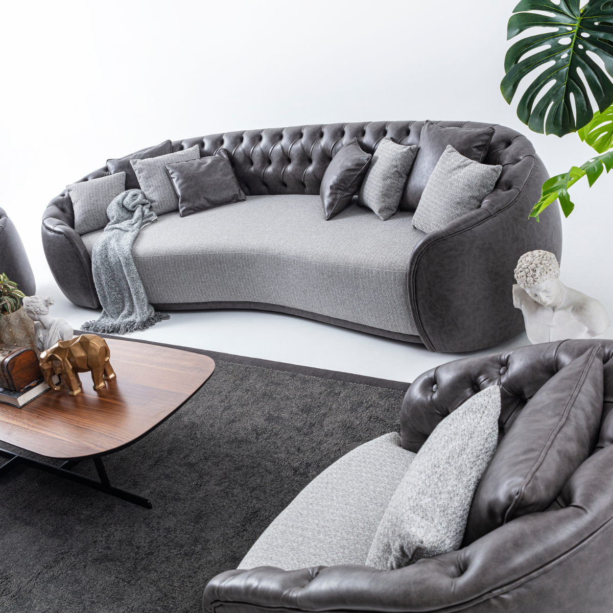 Canapea modernă  de lux Round Chester