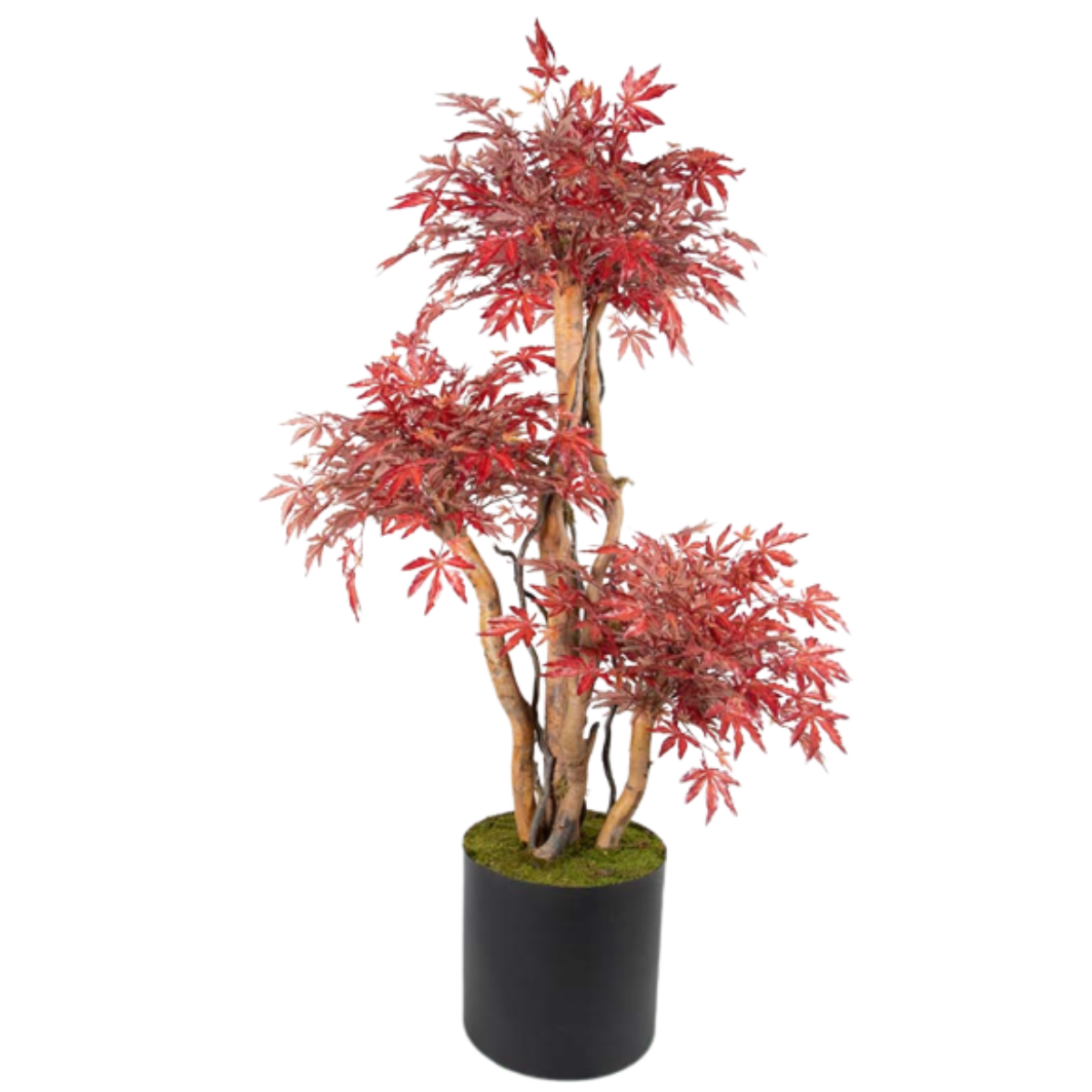 Arbore roșu artificial cu ghiveci, 180 cm ,A36530