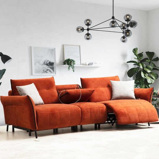 Canapele cu fotolii ,moderne cu recliner, Mozart S