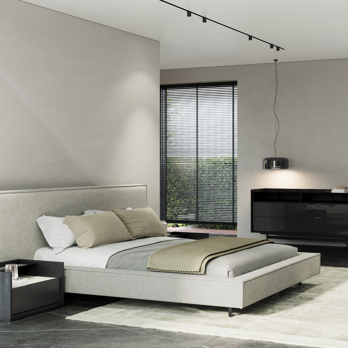Dormitor Modular De Lux, Grey