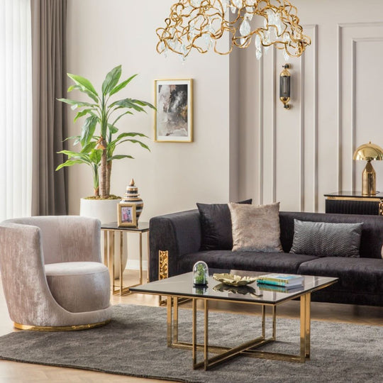 Fotoliu De Lux, Ferro , crem