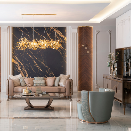 Set Canapea Cu Fotolii 3.1.1. si masuta cafea, Livella